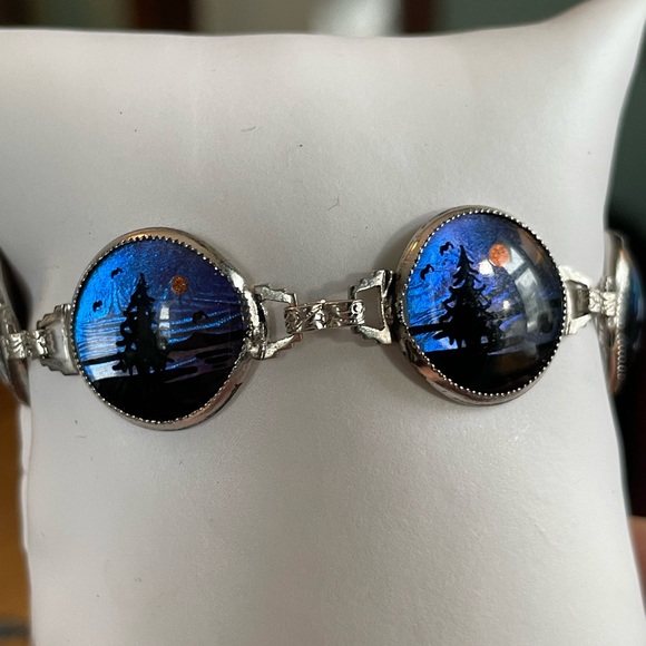 Vintage Sterling Bubble Bracelet - Picture 1 of 4